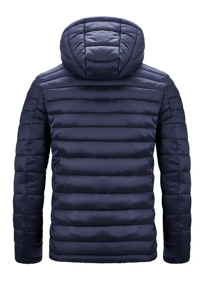 Ladies Winter Puffer Jacket with Hood - Arwen-Black-S-The Livary