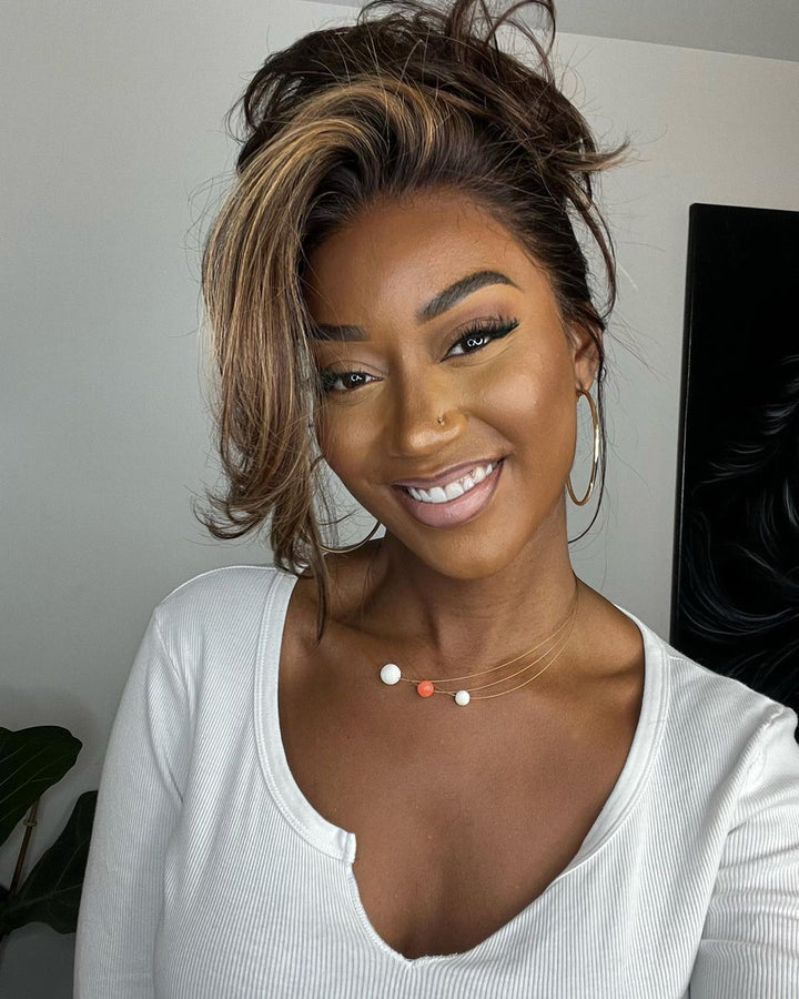 Lace Front Wig with Highlights – Selena-The Livary