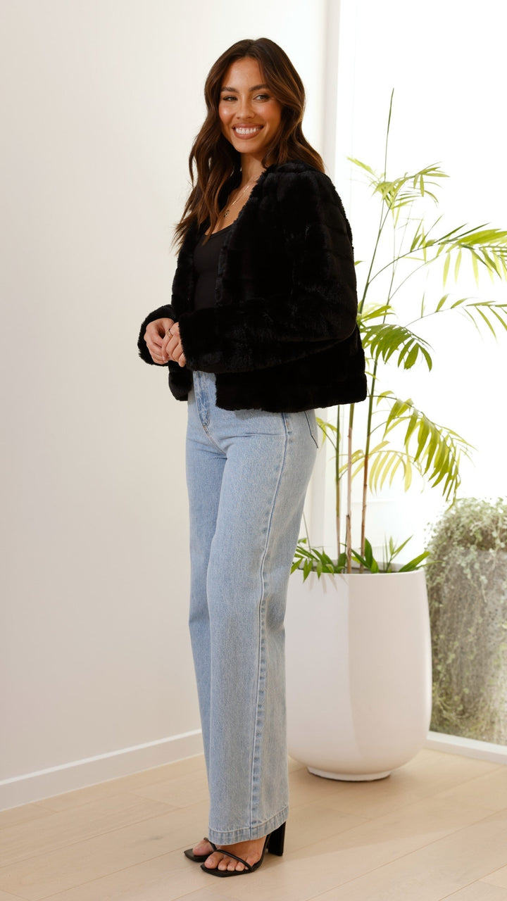 Luxury Ladies Crop Jacket - Veloura-White-XS-The Livary