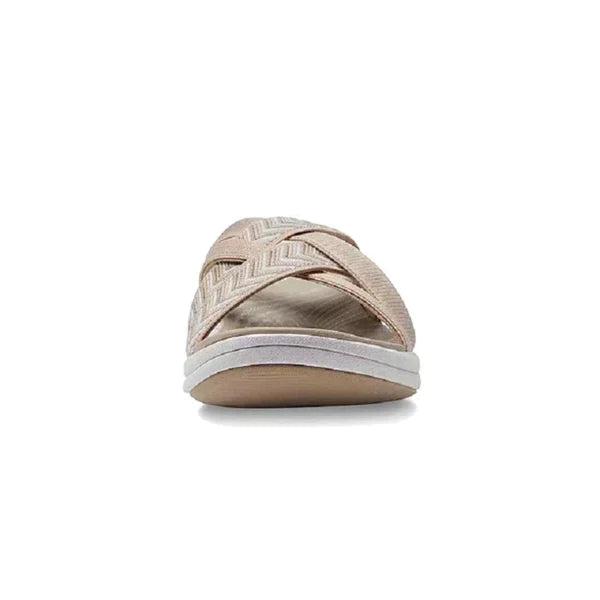 Airy summer shoes with orthopedic footbed & cushioning – Riva-Beige-3-The Livary