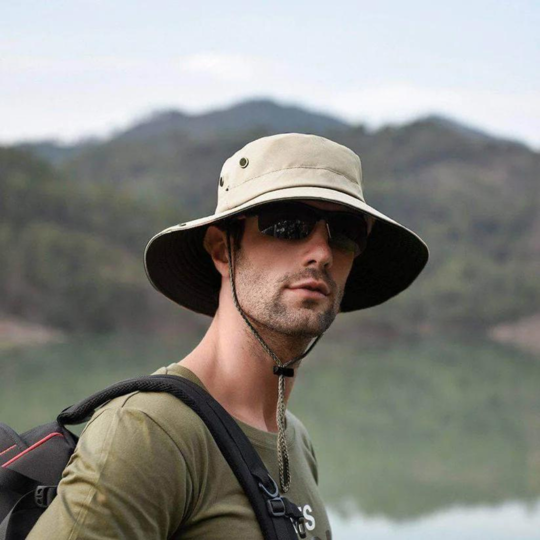Water-repellent outdoor bucket hat with UV protection – ShieldFlex Pro-Green-The Livary