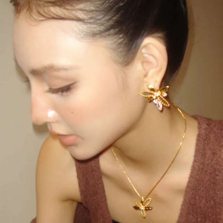 Lilypad Earrings - Floriana-The Livary