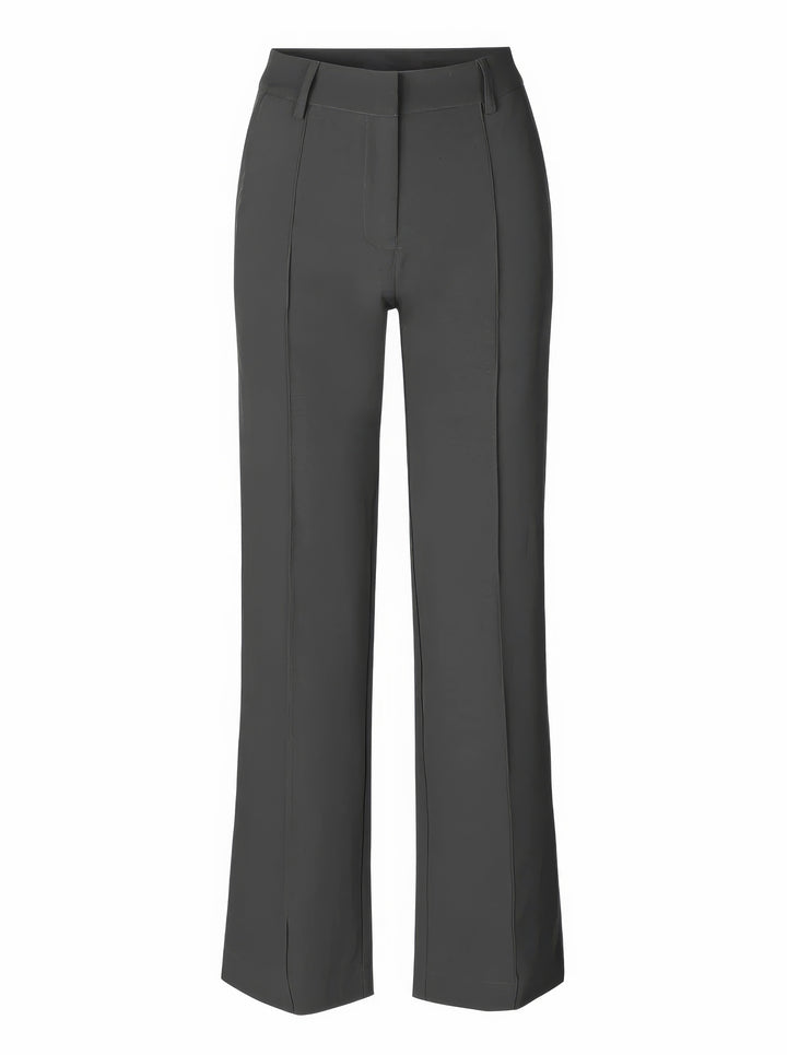 Stylish High-Waisted Trousers - Luna-Black-S-The Livary