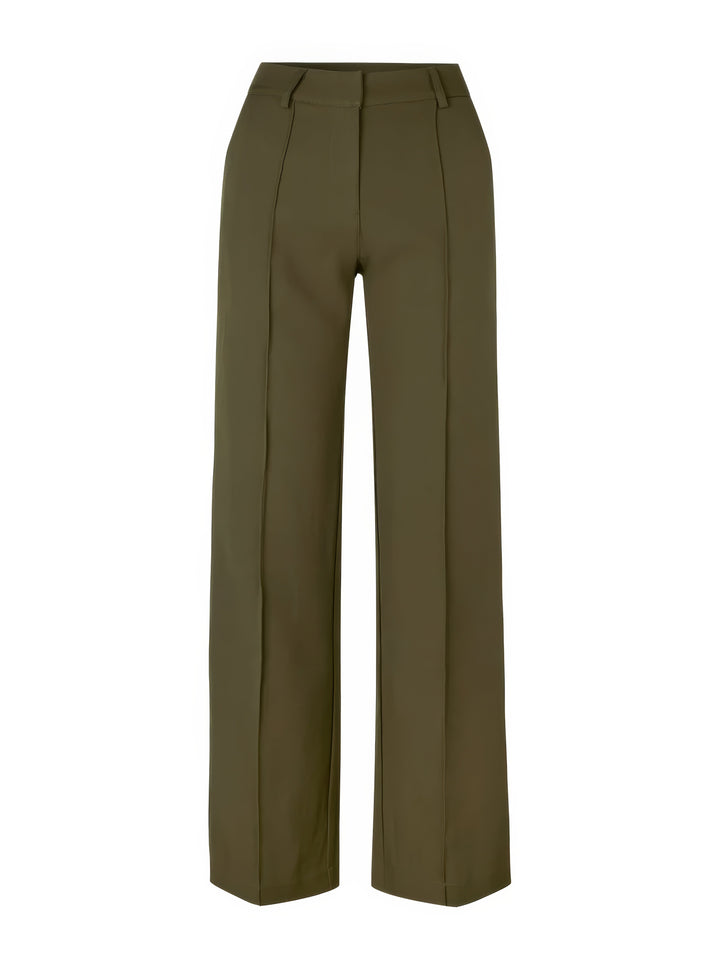 Stylish High-Waisted Trousers - Luna-Black-S-The Livary