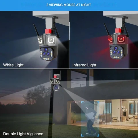 10K WiFi Security Camera with 20MP, 20x Zoom – DualGuard Ultra 10K-The Livary