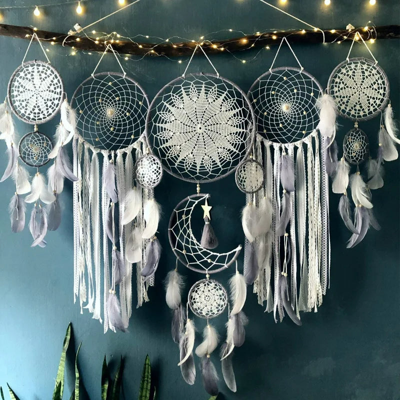 Bohemian Dreamcatcher Set – Lunavia-White-The Livary