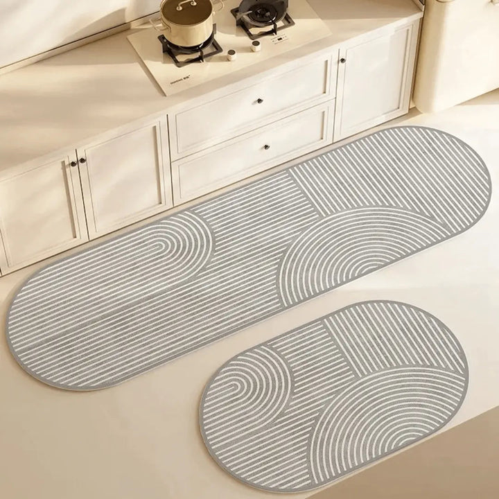 Absorbent Non-Slip Kitchen Mat - DryLane-Model C-40x60cm-The Livary