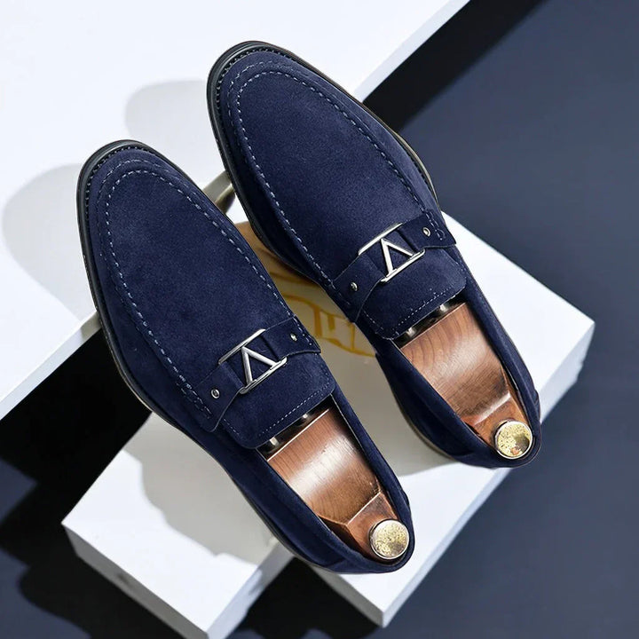 Stylish Men's Slip-On Loafer - Lorenzo-Blue-7.5-The Livary