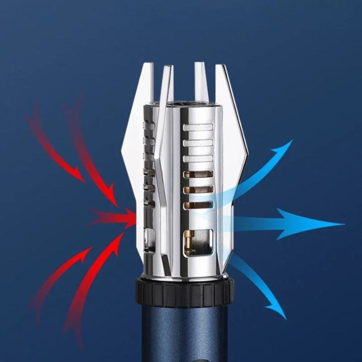 Windproof Multifunctional Welding Flame Lighter - Blaztor-Blue-The Livary