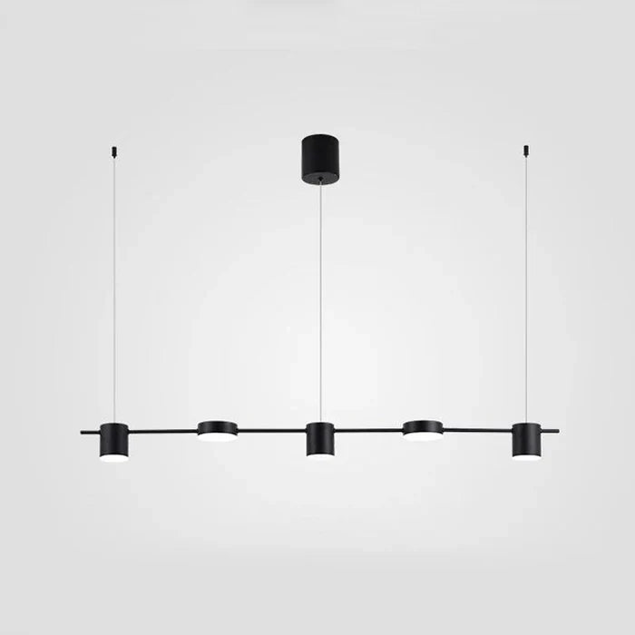 Modern Aluminium Pendant Lamp - AuraDrum-3-Gold-White-The Livary