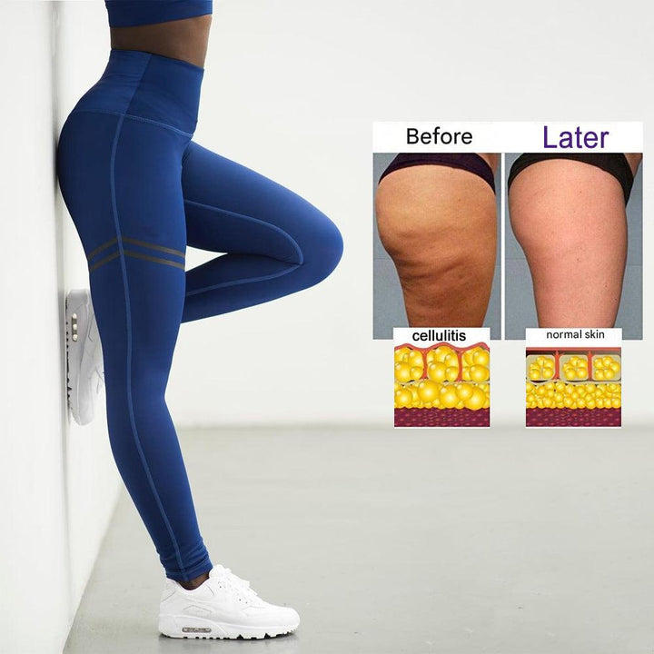 Anti-Cellulite Compression Leggings for Women - SculptFit-Black-S-The Livary