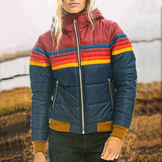 Retro Ladies Parka - Isabella-Dark blue-XS-The Livary
