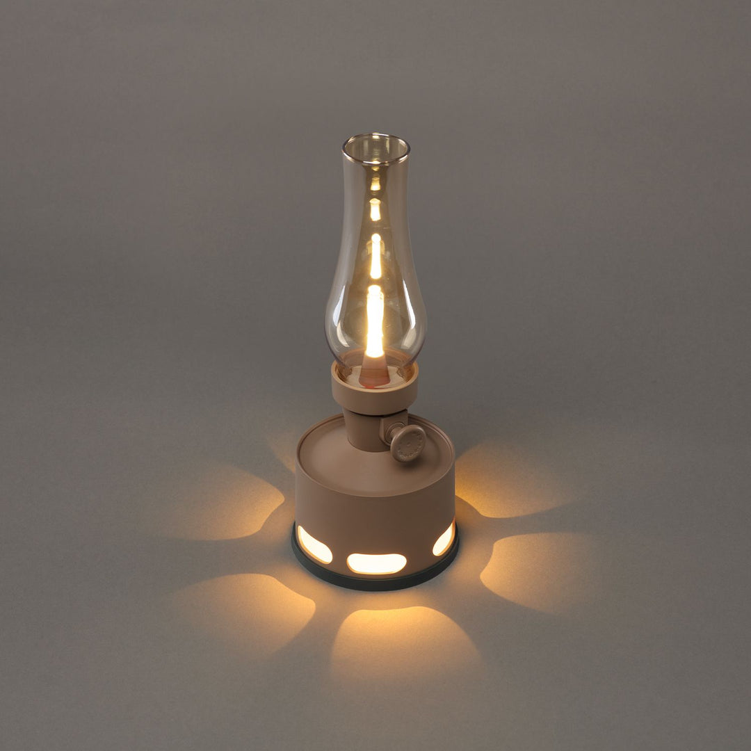 Rechargeable Vintage LED Lantern - LumaLantern-Green-The Livary