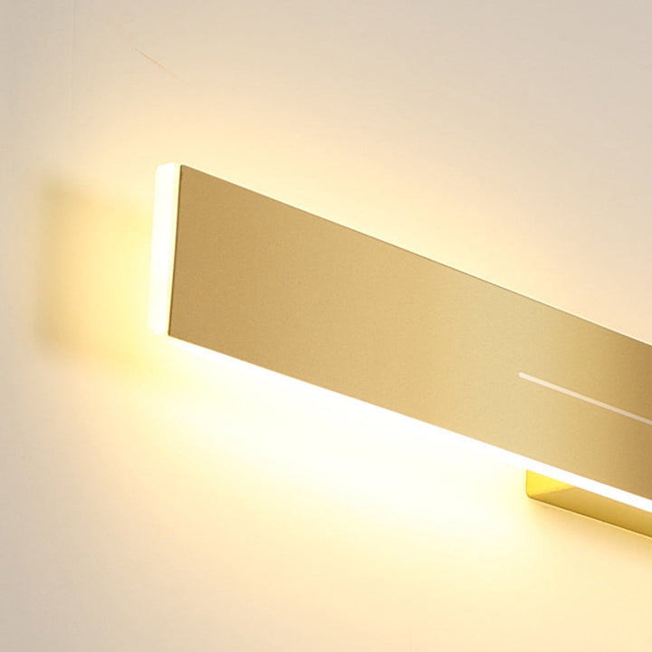 Modern LED Wall Lamp - LumièreGold-Black-L 23.62 in-Warm White-The Livary