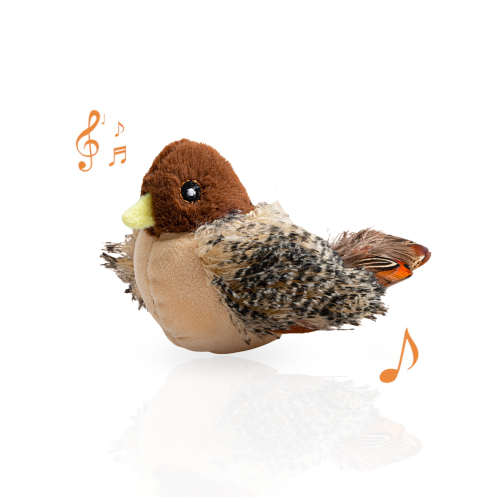 Interactive Cat Toy with Sound and Motion – FlappyChirp-Sound-The Livary