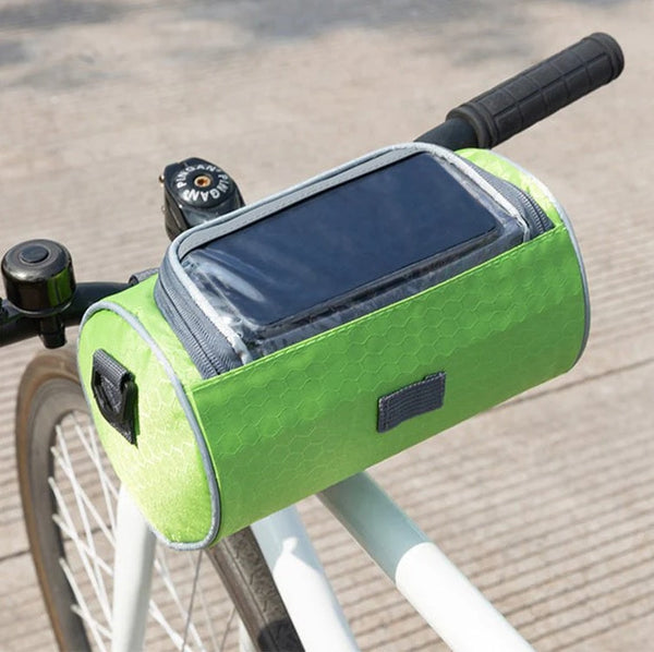 Waterproof Phone Bike Bag with Touchscreen Window - Velox-Green-The Livary