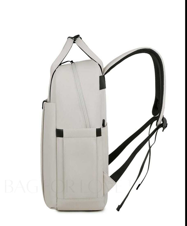 Waterproof Laptop Backpack – Nexor-Beige-The Livary