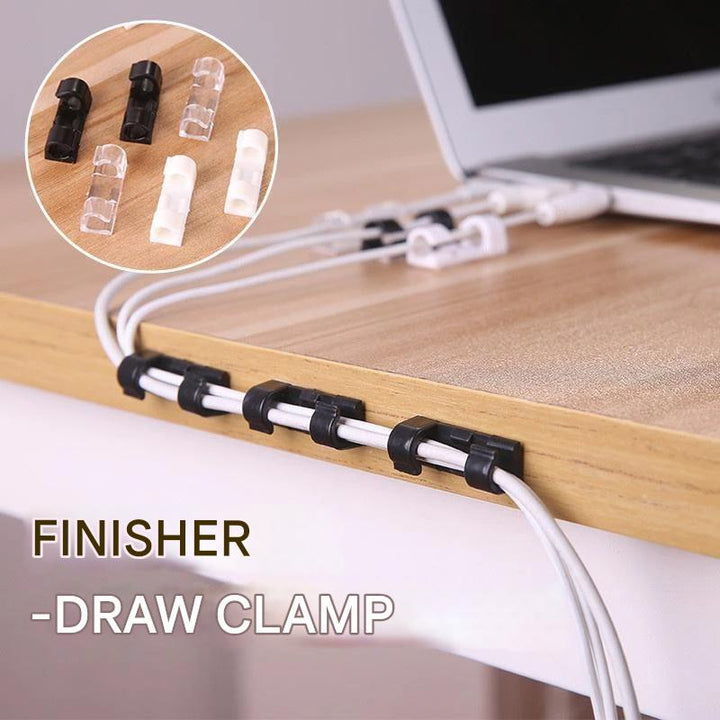 Finisher wire clamp-Transparent-20 pieces-The Livary