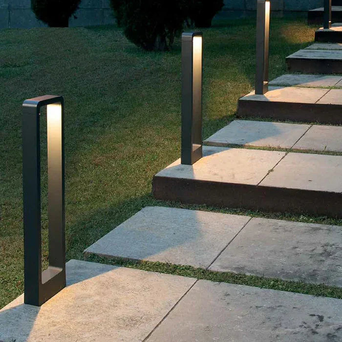 Ground Socket for Outdoor Lighting - TerraBeam-11.81 inches-Grey housing-3000K DC12V-The Livary