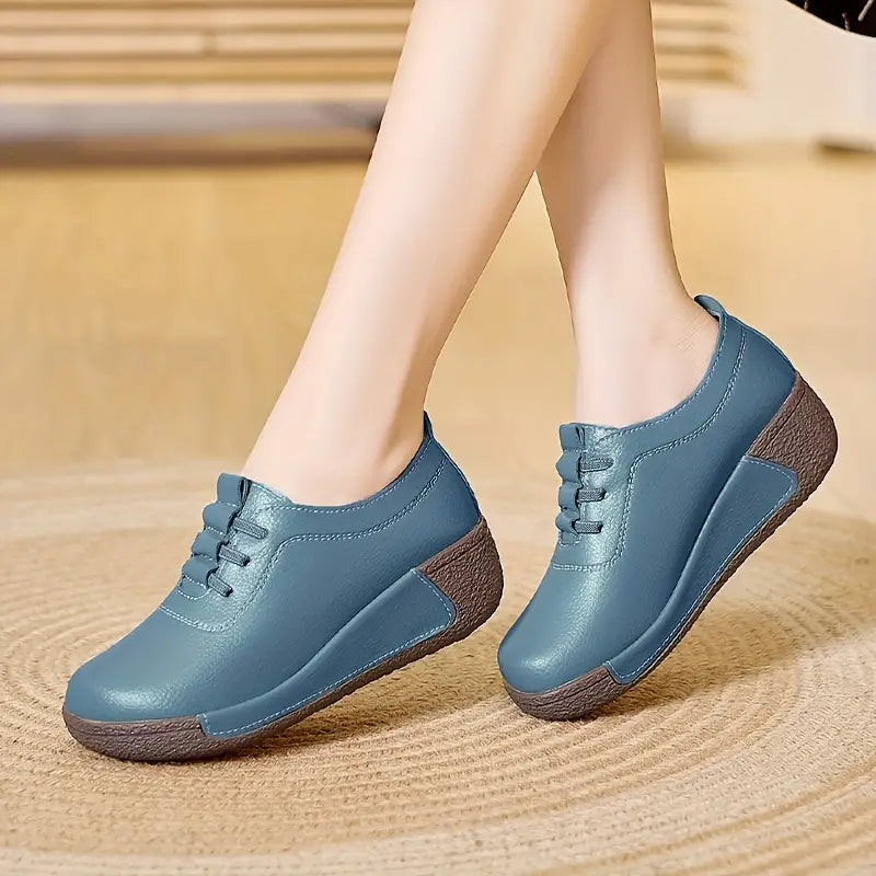 Trendy Women's Tennis Shoes - Marisela-Light blue-2.5-The Livary