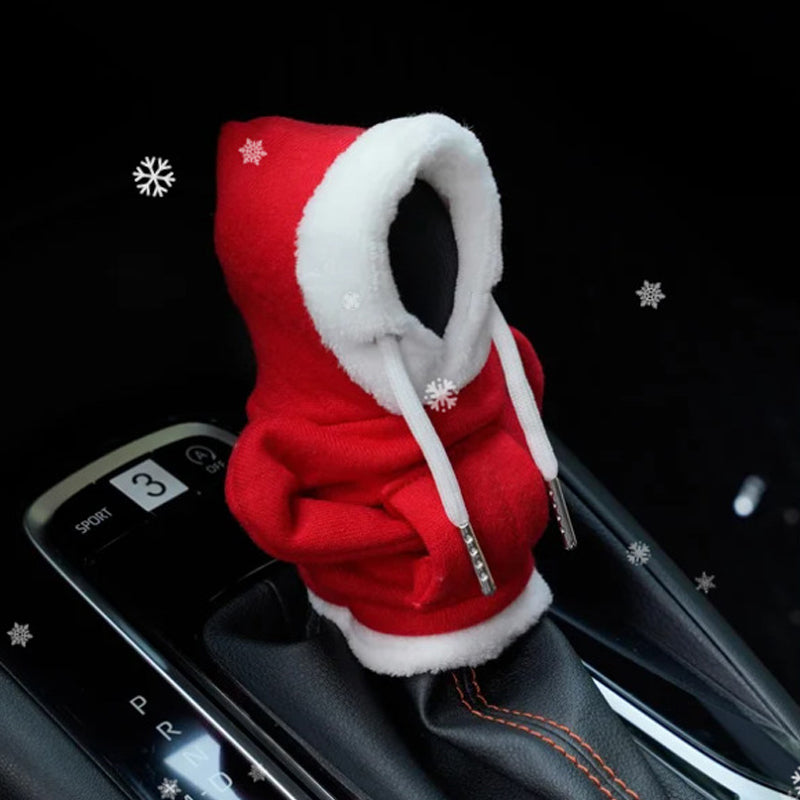 Cotton Protective Gear Shift Cover - ShiftEase-Poinsettia-The Livary