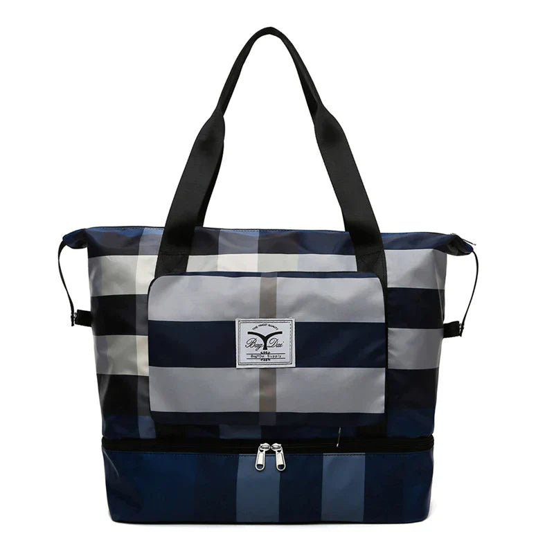 Foldable Travel Bag - FlexiCarry-Dark blue-The Livary
