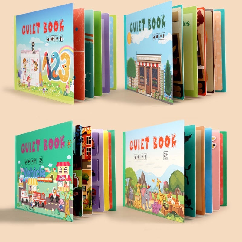 Educational Busy Book for Children – LearnJoy-Complete Set-The Livary