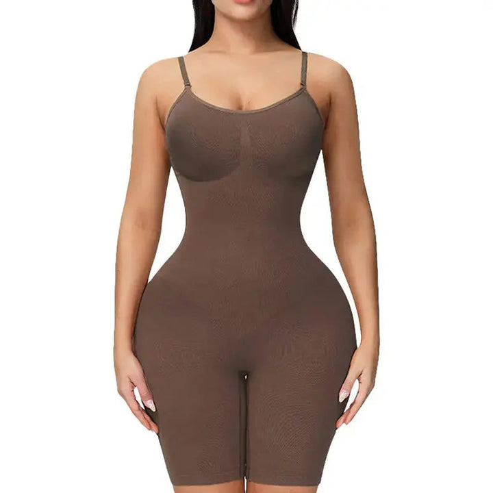 Shapewear Body with Hourglass Effect – Cintella-Brown-S-The Livary