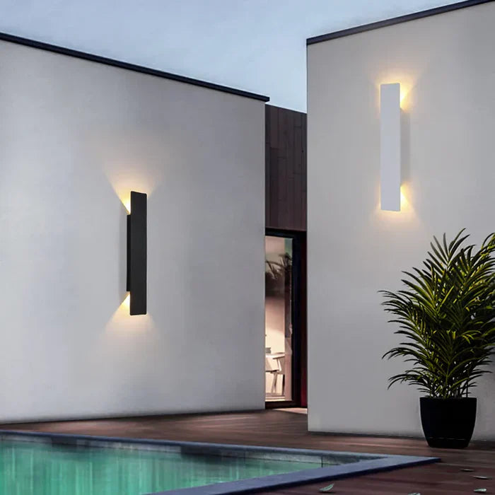 Weatherproof Outdoor Wall Lamp - StormGlow-Warm White-2W 2.13 inches *3.82 inches*1.37 inches-White-The Livary