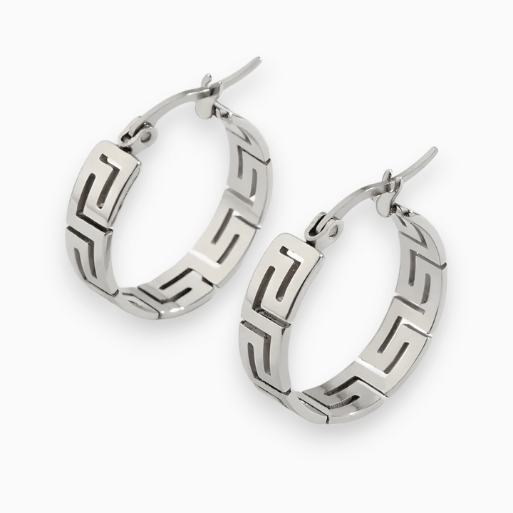 Stylish Earrings - Lilac-Silver-The Livary