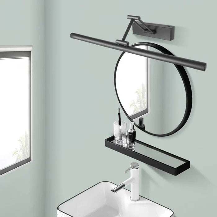 Minimalist LED Wall Lamp - ZenLite-Cold light-15.75 inches-Black-The Livary