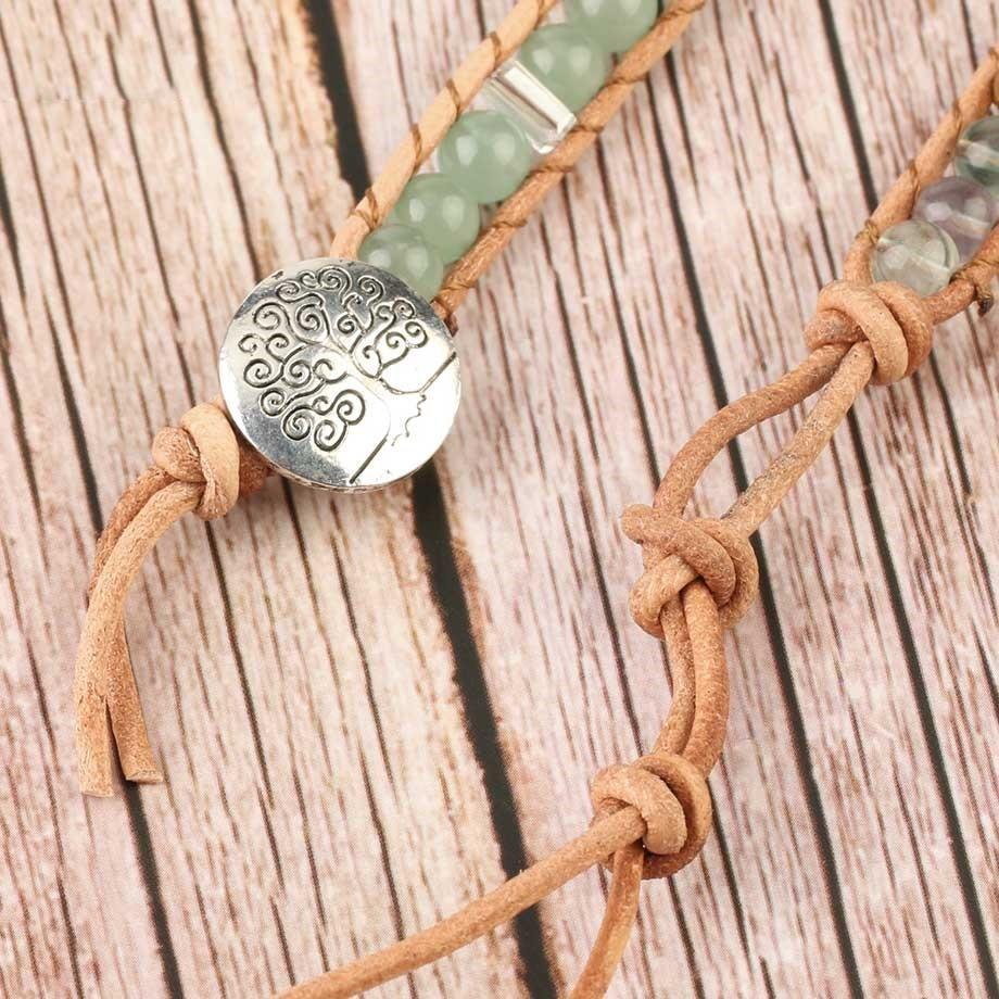 Detoxifying Fluorite Wrap Bracelet - Iris-The Livary