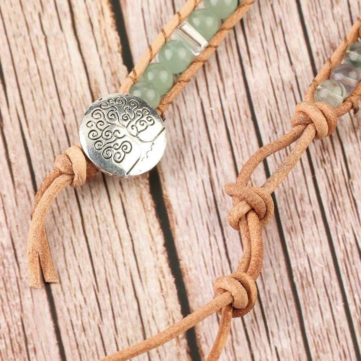 Detoxifying Fluorite Wrap Bracelet - Iris-The Livary
