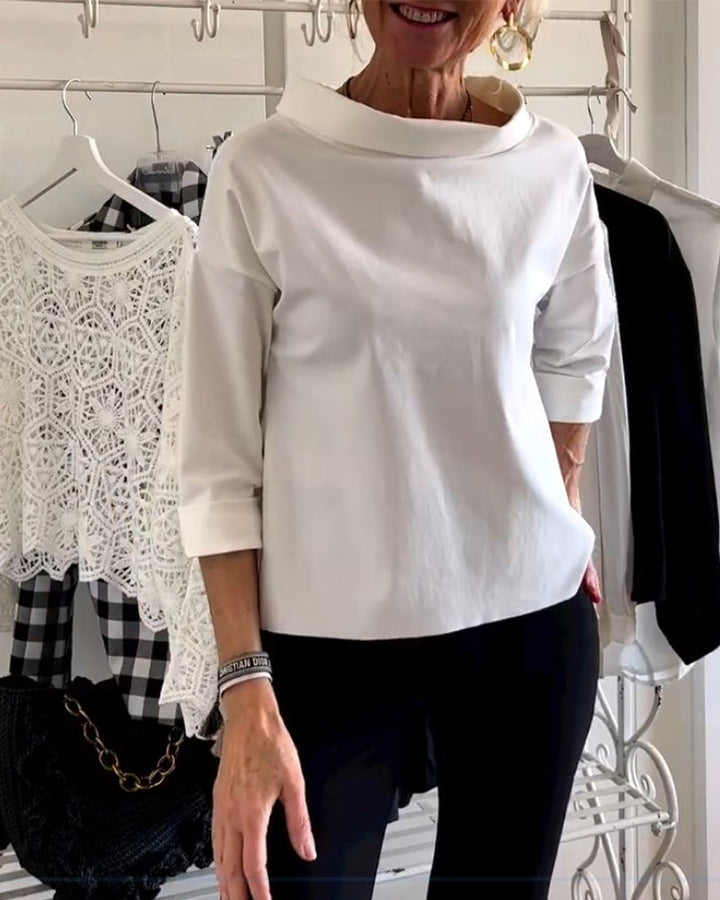 Stylish Ladies Top - Livia-White-S-The Livary