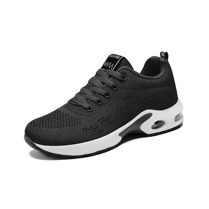 Comfortable & Breathable Orthopedic Women's Sneakers – Marlene-Black-3-The Livary