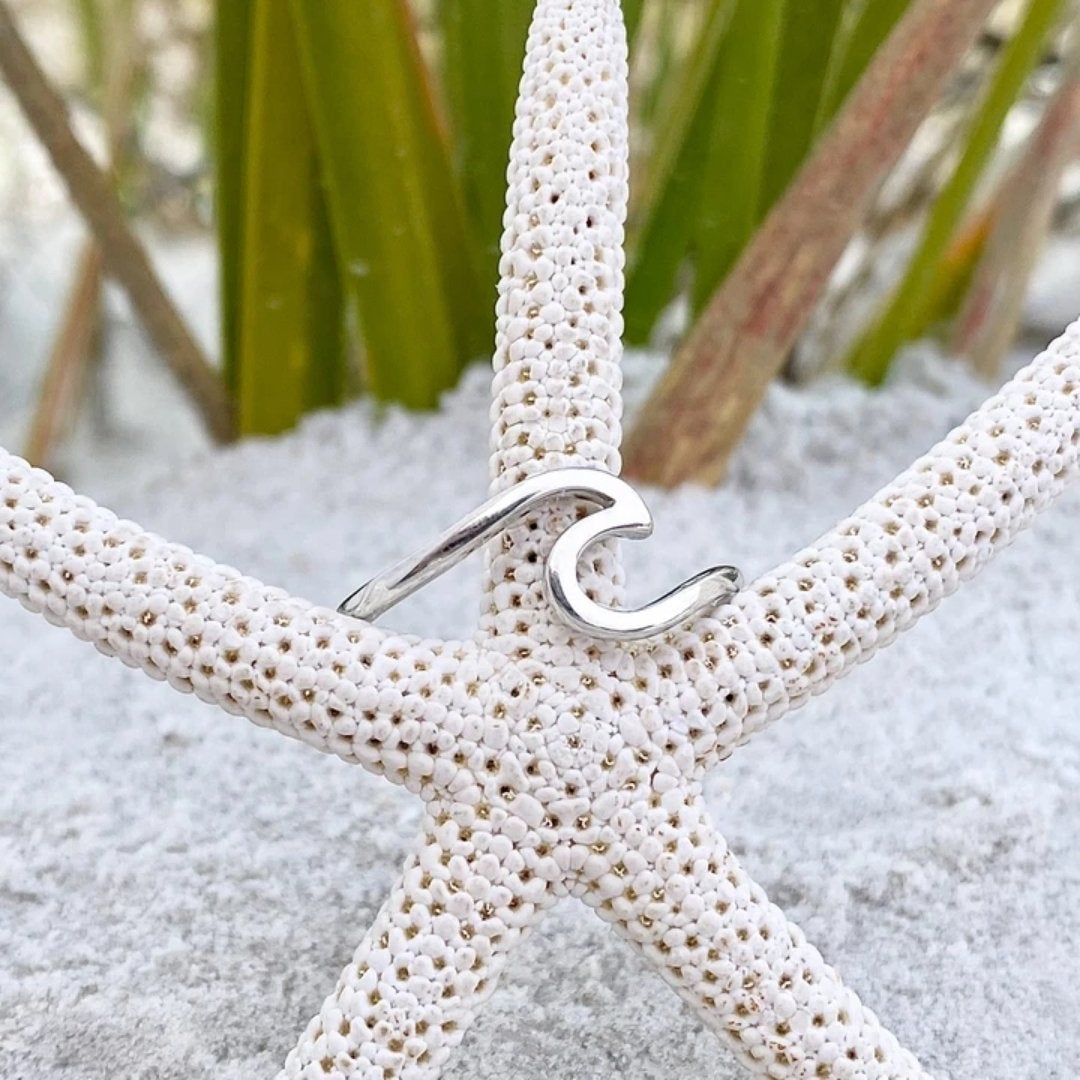 Silver Sea Wave Ring - Maris-5-The Livary