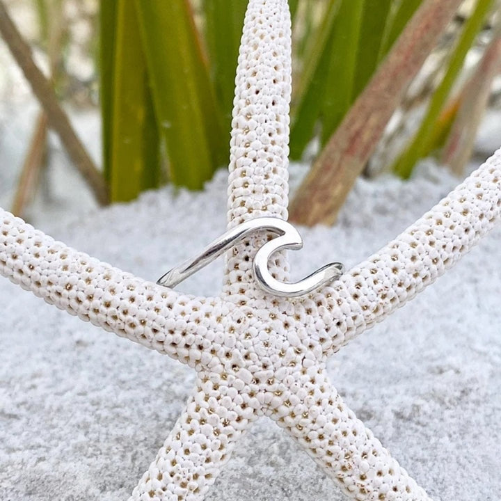 Silver Sea Wave Ring - Maris-5-The Livary