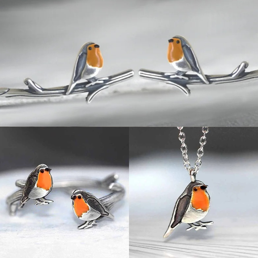 A Symbol of Hope and New Beginnings - GeluksVogel Jewellery Set-The Livary