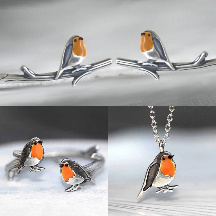 A Symbol of Hope and New Beginnings - GeluksVogel Jewellery Set-The Livary