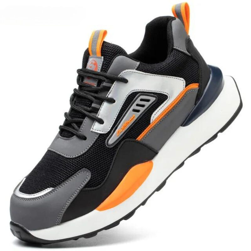 Sports Safety Shoes - FlexGuard-Grey-3.5-The Livary