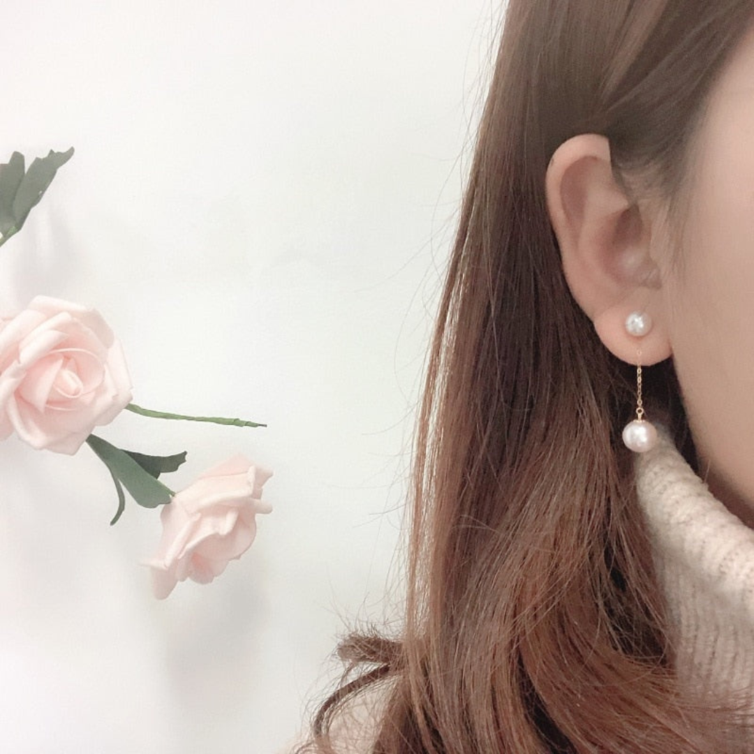 Luxury Pearl Earrings - Isolde-The Livary