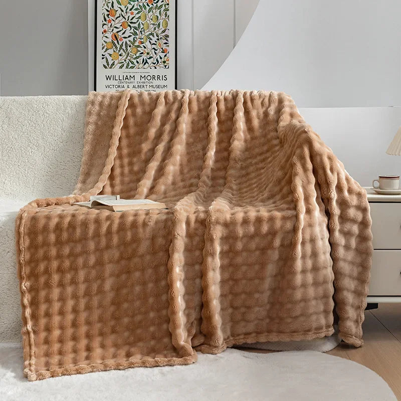 Extra Soft Flannel Blanket - PlushBubble