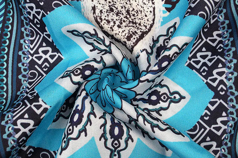 Strapless summer dress with ethnic print – Eliana-S-The Livary