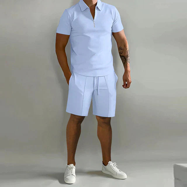 Luxury Men's Summer Set - Matteo-Light blue-S-The Livary