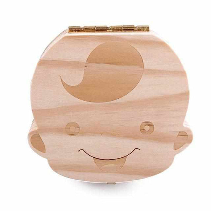 Wooden Tooth Box for Precious Memories - Tooth Treasure (1+1 FREE)-Boy-The Livary