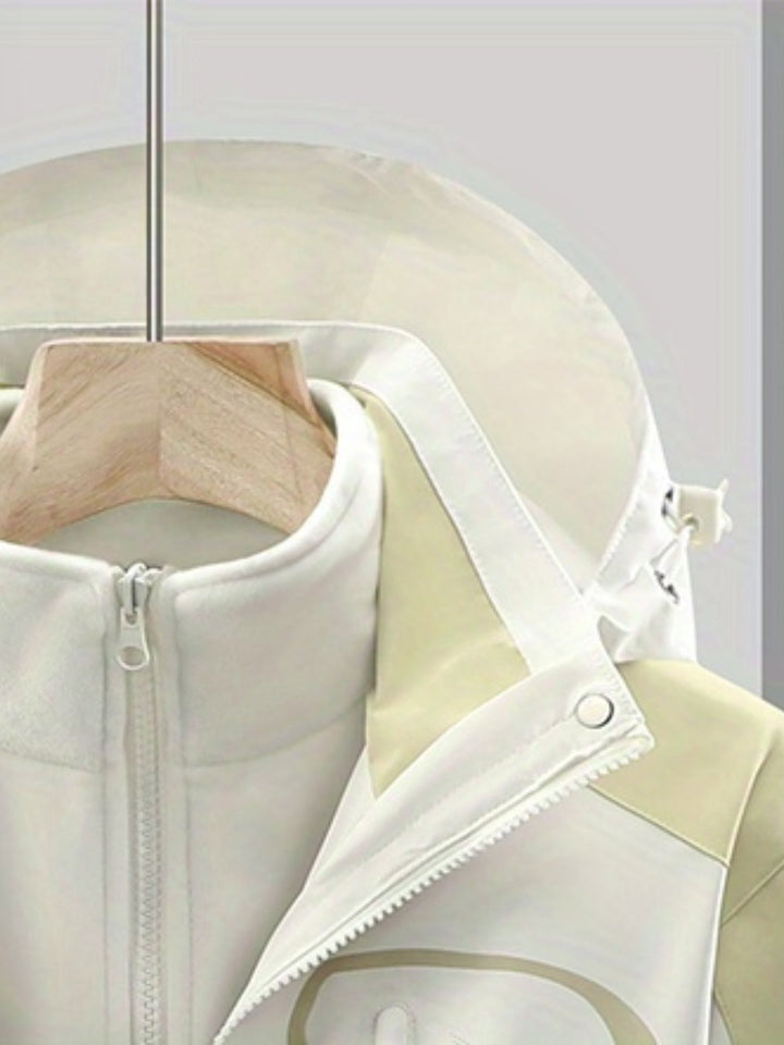 3-in-1 Waterproof Jacket - Nora-Grey-XS-The Livary