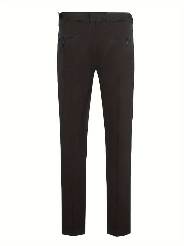 Lightweight Black Business Trousers for Men - Finn-S-The Livary