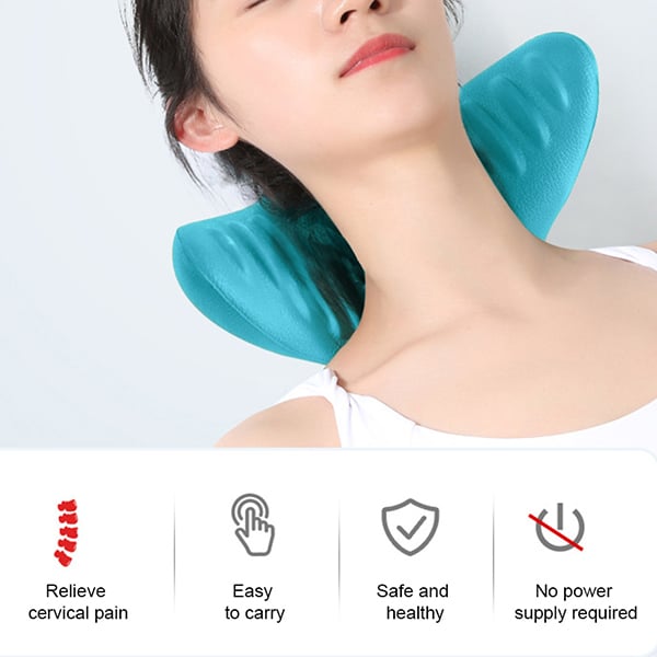 Ergonomic Neck Massage Cushion without Power – NeckEase Stretch-The Livary