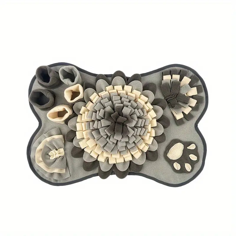Make Mealtime an Adventure - Buddy Snuffle Mat-Grey-White-The Livary