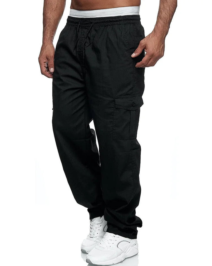Sustainable and Comfortable Men's Trousers - Nolan-Black-M-The Livary
